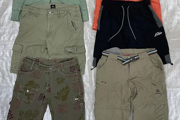 Tillfällen för shorts med flera fickor